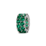 Dorsey - TWO-ROW RIVIÈRE PENDANT IN NANO EMERALD