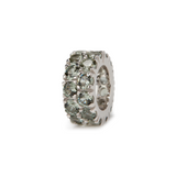 Dorsey - TWO-ROW RIVIÈRE PENDANT IN LAB LIGHT GREEN TOURMALINE
