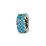 Dorsey - TWO-ROW RIVIÈRE PENDANT IN NANO TURQUOISE