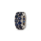 Dorsey - TWO-ROW RIVIÈRE PENDANT IN LAB BLUE SAPPHIRE