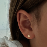Kinn - Bébé Star Stud Earrings Diamond