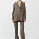 St. Agni - Belt Detail Blazer - Kelp