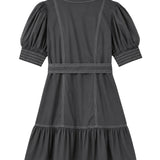 Cartolina - GD26 Bonnie Mini Dress - Black
