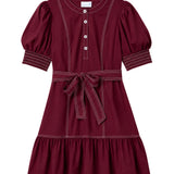 Cartolina - GD26 Bonnie Mini Dress - Maroon