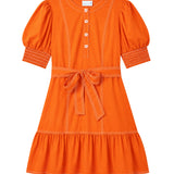 Cartolina - GD26 Bonnie Mini Dress - Bright Orange