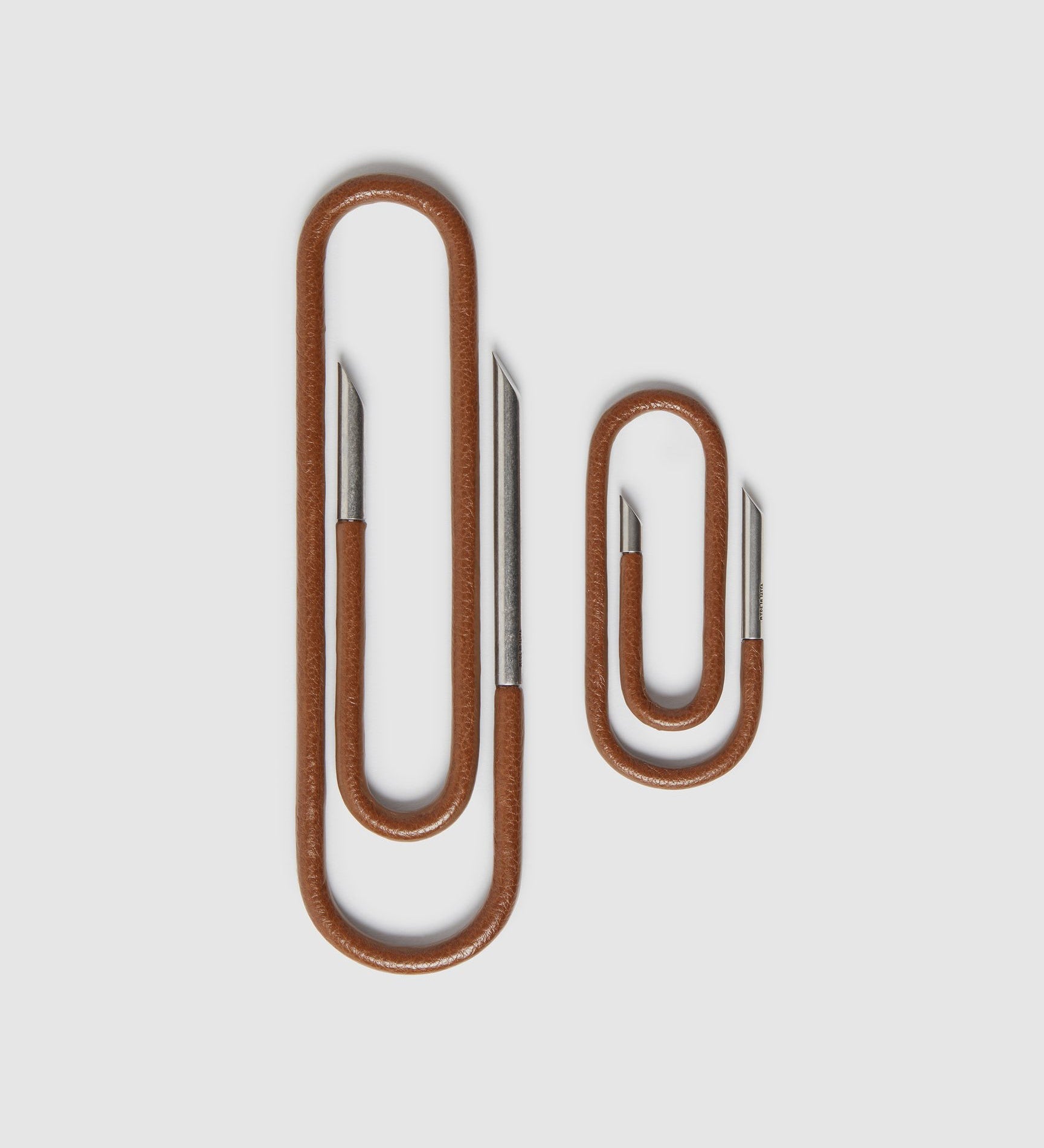 Metier - Small Bookmark Silverstone and Buffalo Cognac