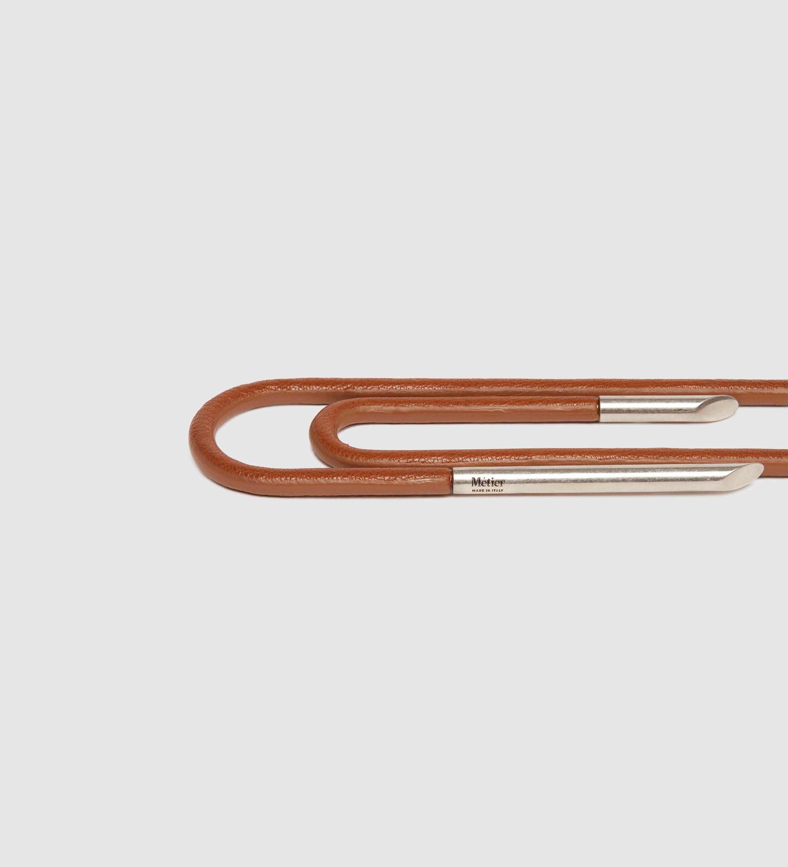 Metier - Bookmark Silverstone and Buffalo Cognac