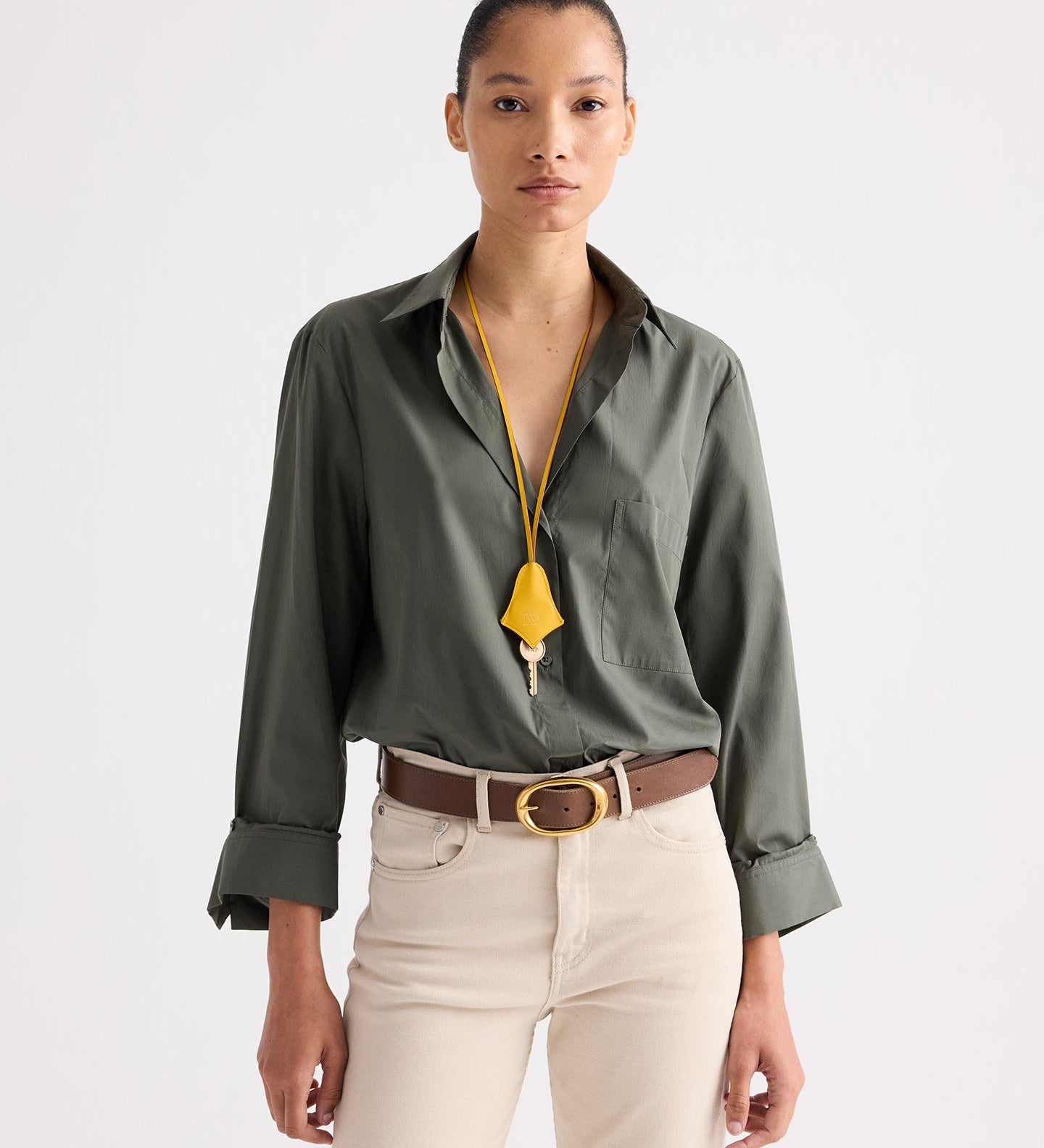 TWP - Key Necklace in Leather