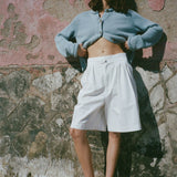 Ciao Lucia - Aldine White Chino Short