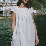 Ciao Lucia - Brynn Ivory Cotton Poplin Dress