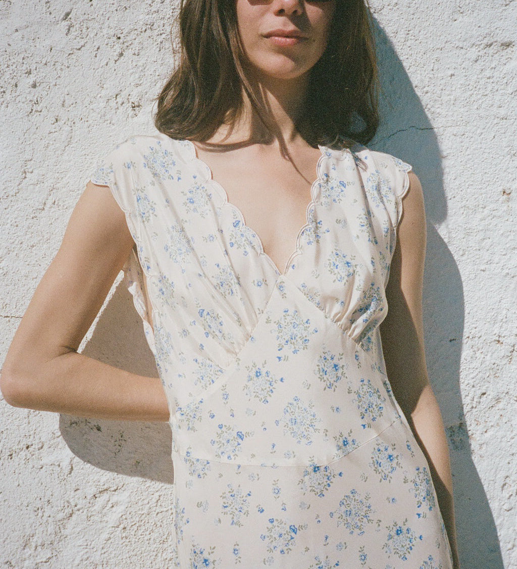Ciao Lucia - Marja Ivory Silk Dress