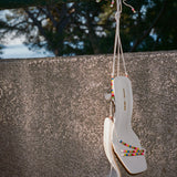 Ciao Lucia - Larroudé x Ciao Lucia: Eloisa Sandal Ivory Leather