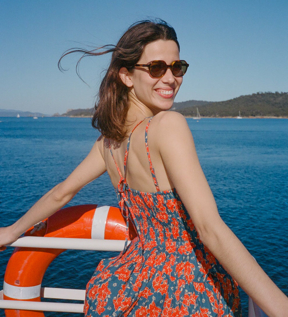 Ciao Lucia - Volta Surf Cotton Shirting Dress