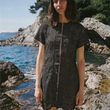 Ciao Lucia - Nikolita Black Soutache Dress