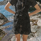 Ciao Lucia - Nikolita Black Soutache Dress