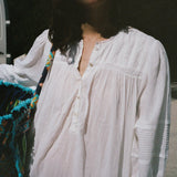 Ciao Lucia - Ingrid White Cotton Voile Dress