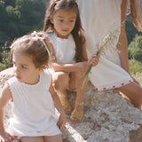 Ciao Lucia - Ciao Bambini Ebba White Voile Dress