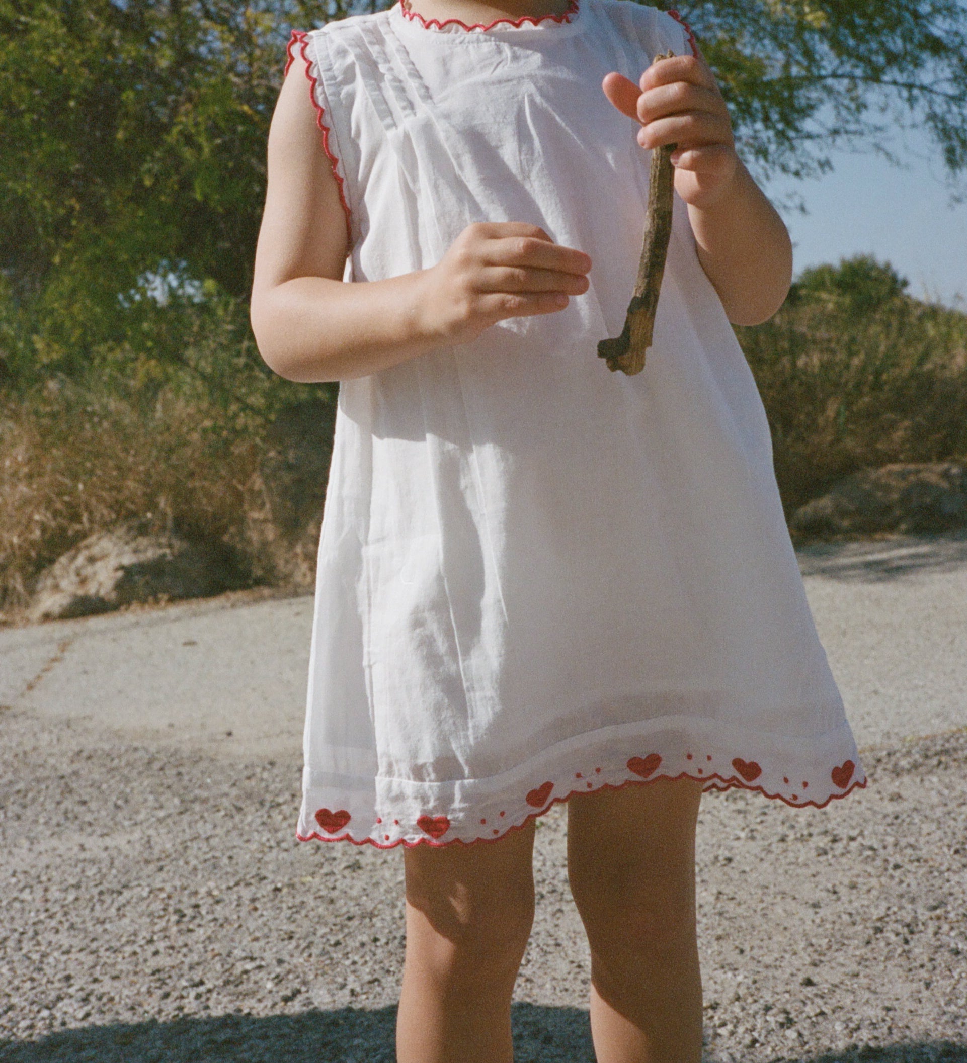 Ciao Lucia - Ciao Bambini Ebba White Voile Dress