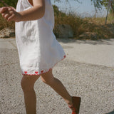 Ciao Lucia - Ciao Bambini Ebba White Voile Dress