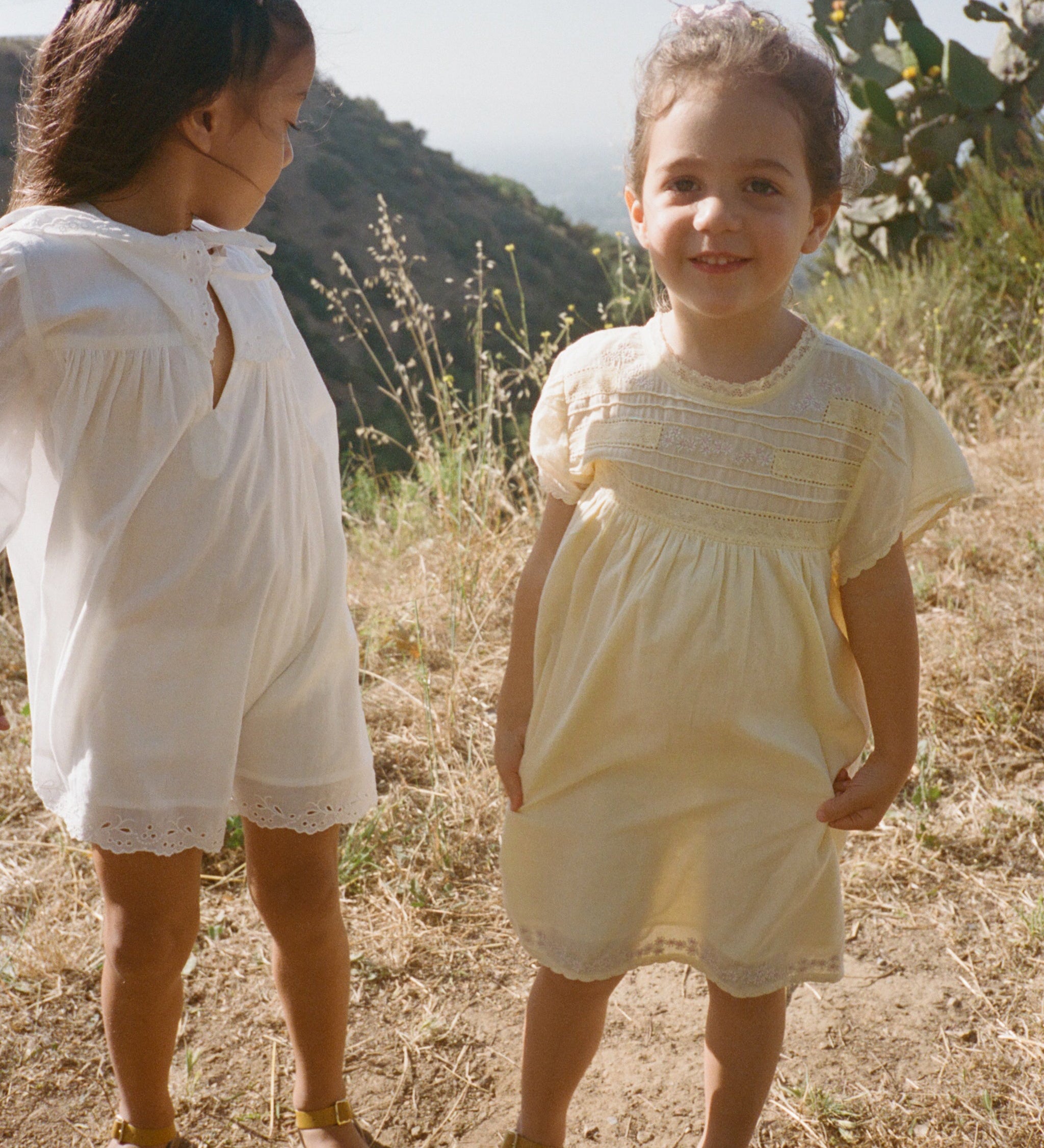 Ciao Lucia - Ciao Bambini Joelle Butter Voile Dress