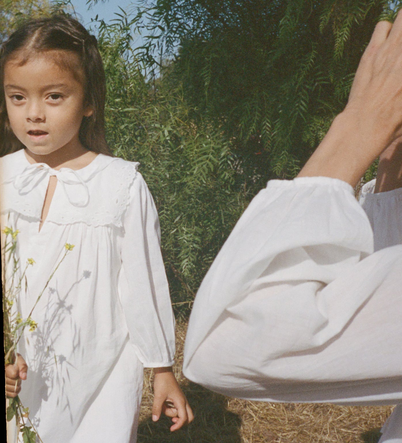 Ciao Lucia - Ciao Bambini Jonita White Voile Dress