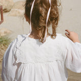 Ciao Lucia - Ciao Bambini Jonita White Voile Dress