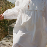 Ciao Lucia - Ciao Bambini Jonita White Voile Dress