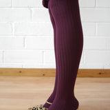 Conner Ives - The Pom Pom Sock - Burgundy