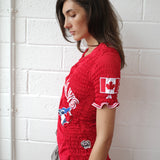 Conner Ives - The Reconstituted Shirred Baseball Jersey