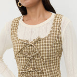 Loeffler Randall - Callista Tie-Front Vest
