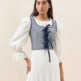 Loeffler Randall - Callista Tie-Front Vest