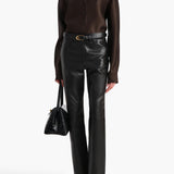 Khaite - Callum Pant in Black Leather
