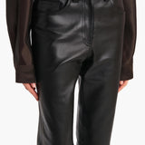 Khaite - Callum Pant in Black Leather