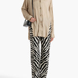Khaite - Callum Pant in Zebra Haircalf