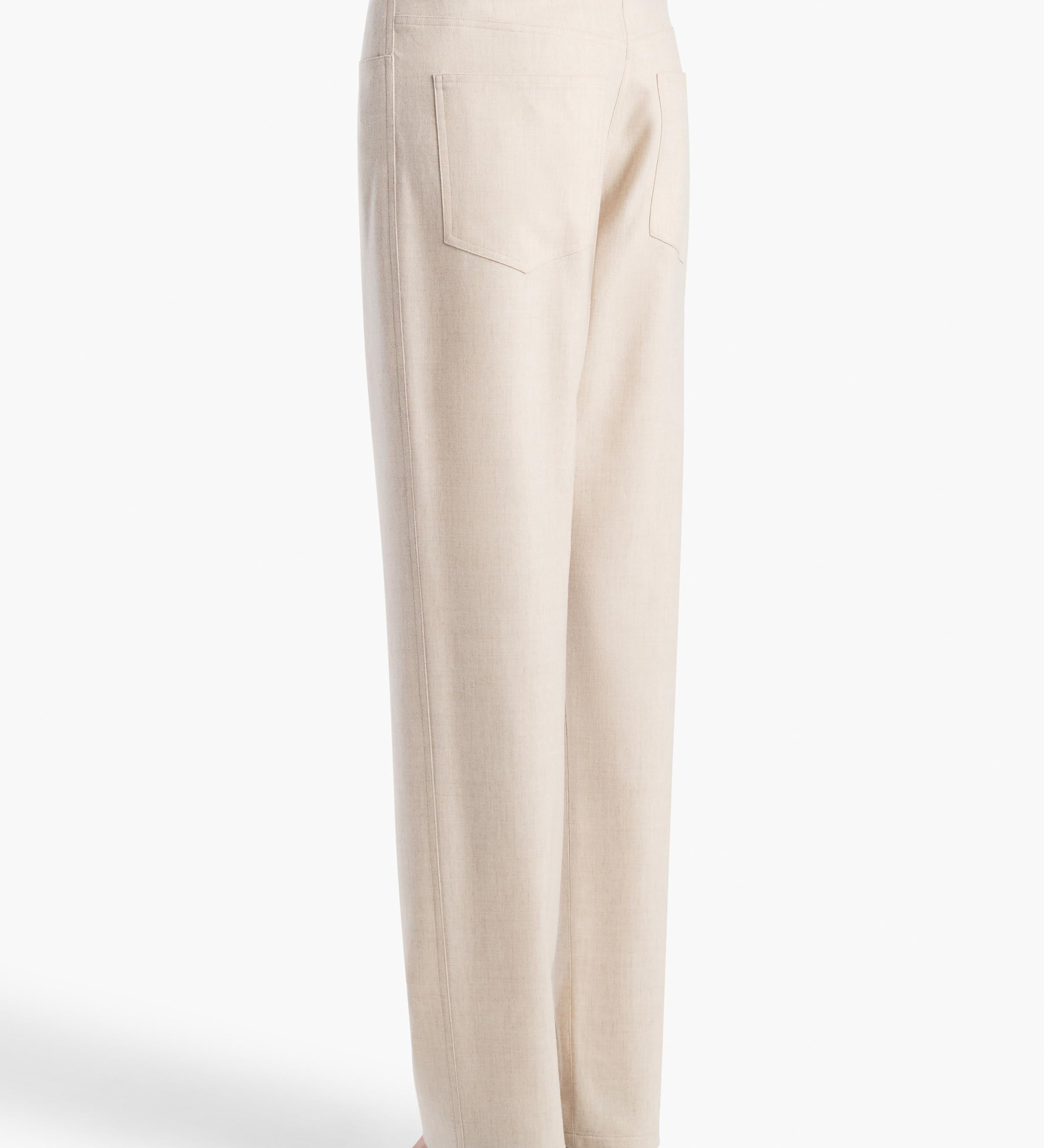 Khaite - Callum Pant in Oatmeal