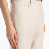 Khaite - Callum Pant in Oatmeal