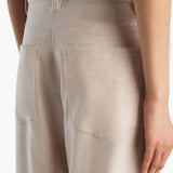 Khaite - Callum Pant in Oatmeal