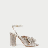 Loeffler Randall - Camellia Champagne Pleated Bow Heel