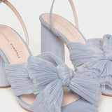 Loeffler Randall - Camellia Blue Pleated Bow Heel