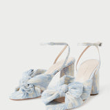 Loeffler Randall - Camellia Blue Floral Bow Heel