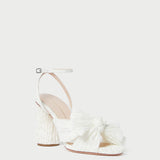 Loeffler Randall - Camellia White Lace Bow Heel