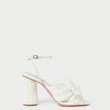 Loeffler Randall - Camellia White Lace Bow Heel