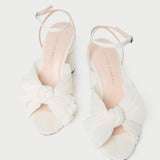 Loeffler Randall - Camellia Pearl Pleated Bow Heel