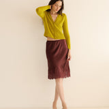 DÔEN - CAMERON CASHMERE CARDIGAN -- ANTIQUE MOSS