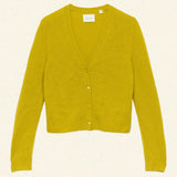 DÔEN - CAMERON CASHMERE CARDIGAN -- ANTIQUE MOSS