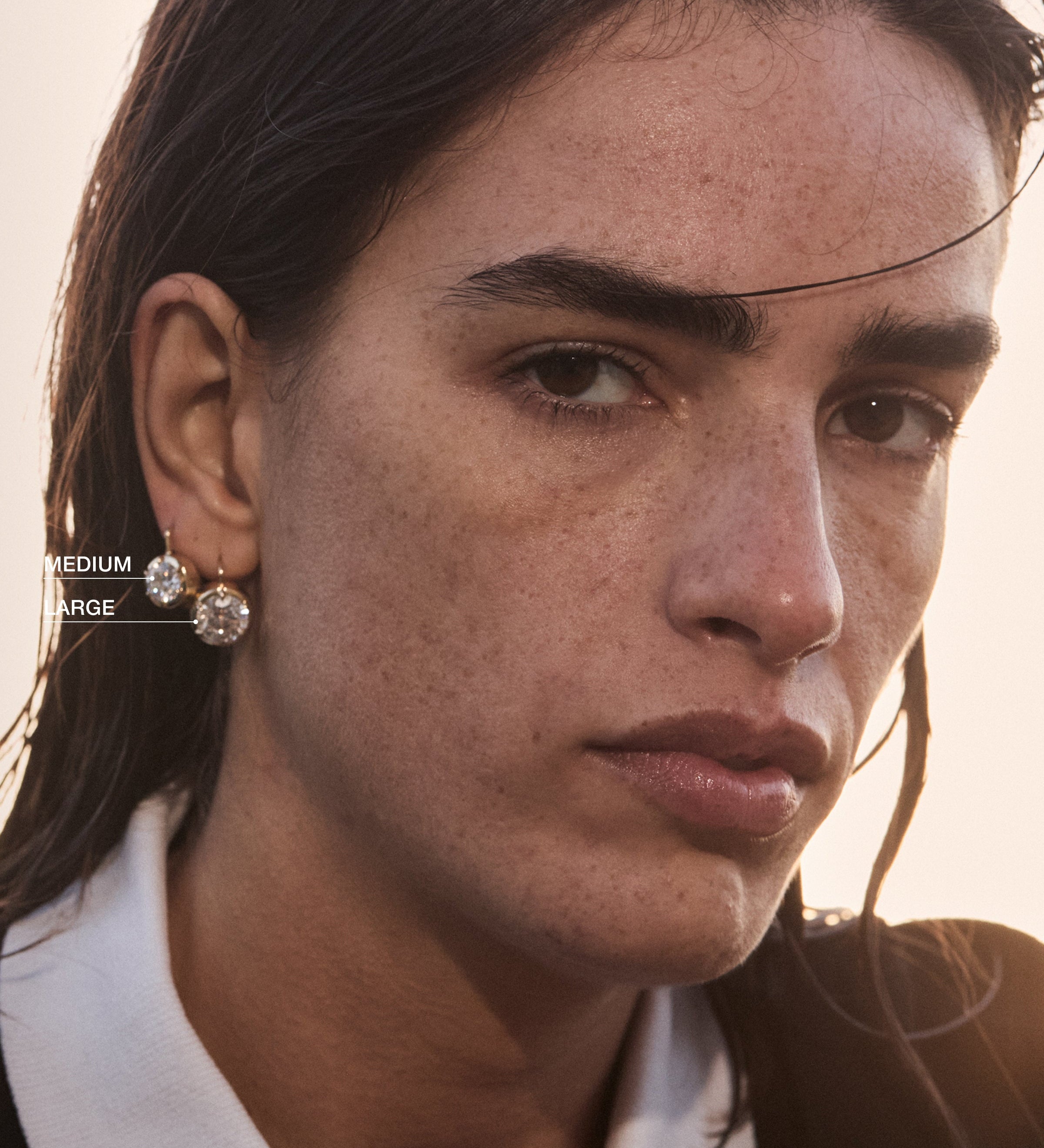 Dorsey - MAXWELL EARRINGS IN LAB - GROWN DIAMOND, 14K YELLOW GOLD