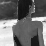 Dorsey - 14K FLOATING ETERNITY NECKLACE IN LAB DIAMOND, 14K YELLOW GOLD