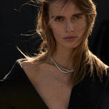 Dorsey - 14K MOSS RIVIÈRE NECKLACE IN 3MM LAB DIAMOND