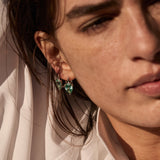 Dorsey - PORTER PEAR - CUT EARRINGS IN NANO AZURE, STERLING SILVER