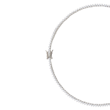 Dorsey - CAMPBELL RIVIÈRE NECKLACE IN LAB WHITE SAPPHIRE